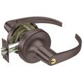 Yale Grade 2 Entry Cylindrical Lock, Pacific Beach Lever, Conventional Cylinder, Dark Oxidized Bronze Fin PB5307LN 613E